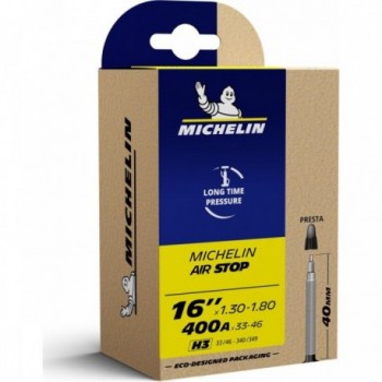 Michelin Air Stop 16' Tube 1.30/1.80 with 40mm Valve - Durable & Reliable - 1