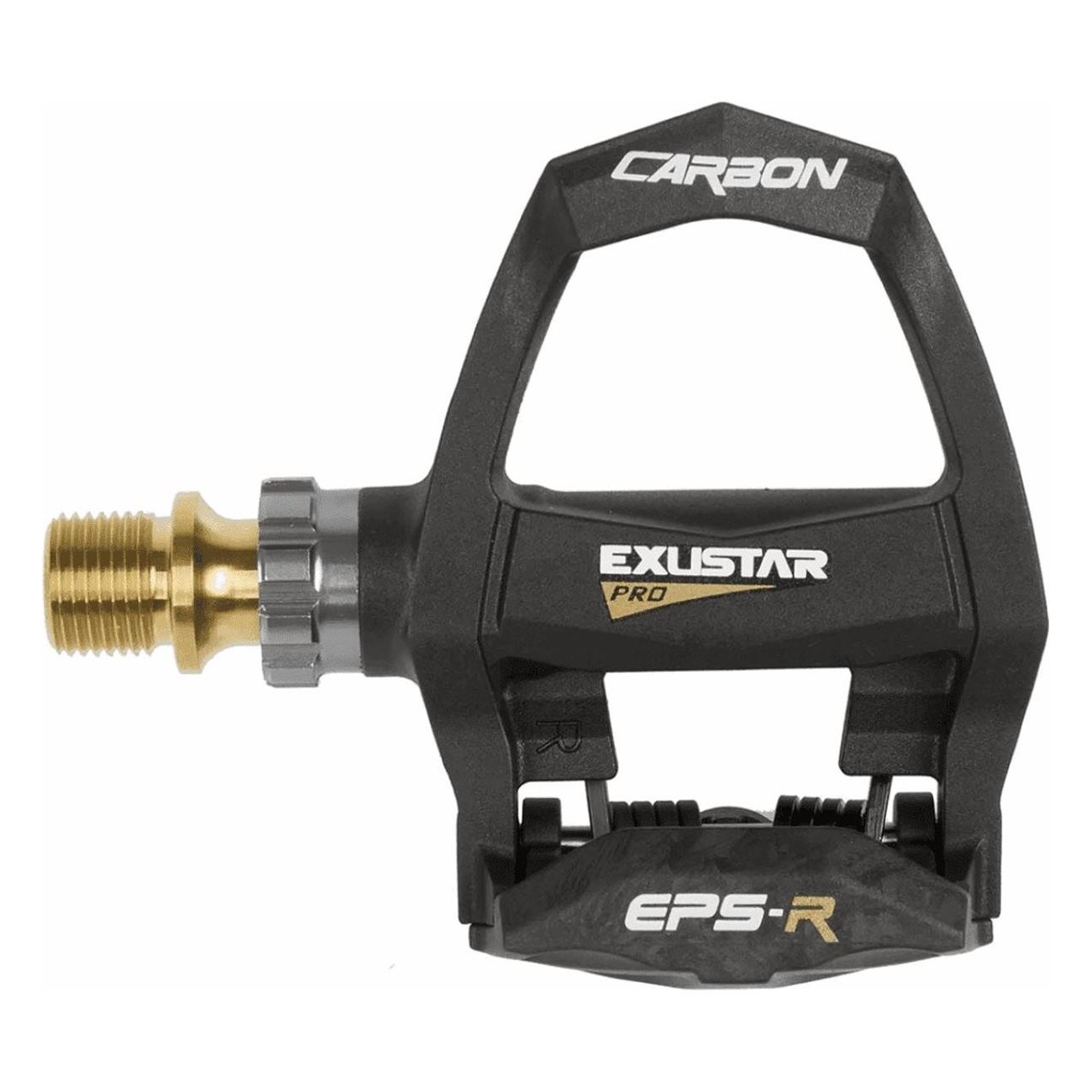 Pedales Exustar E-PR200CKTi de Carbono y Titanio para Ciclismo en Ruta - 1