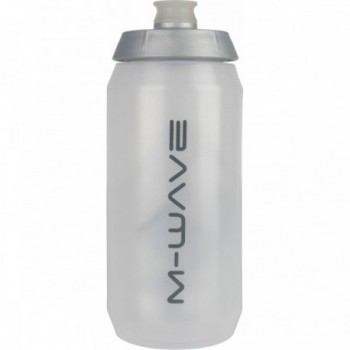 Bouteille M-Wave PBO 550 ml en Plastique Transparent et Argent - 1