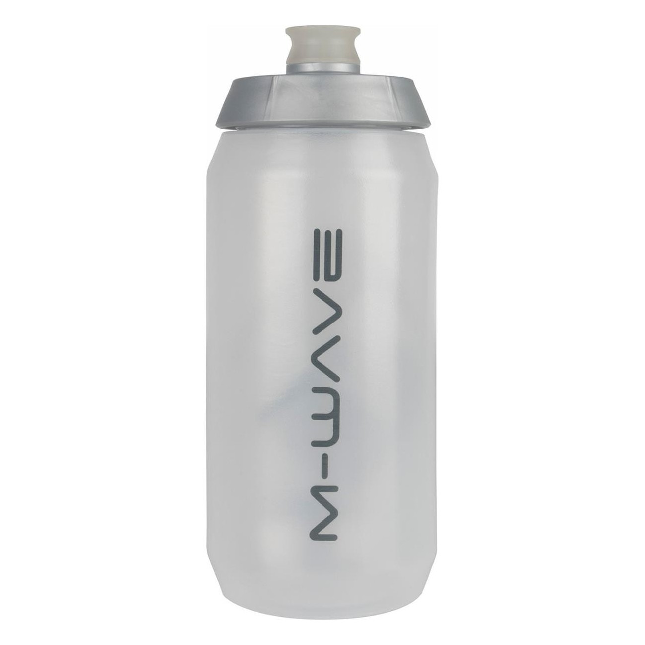 M-Wave PBO 550 ml Transparent and Silver Plastic Water Bottle - 1