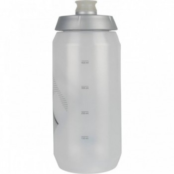 M-Wave PBO 550 ml Transparent and Silver Plastic Water Bottle - 2