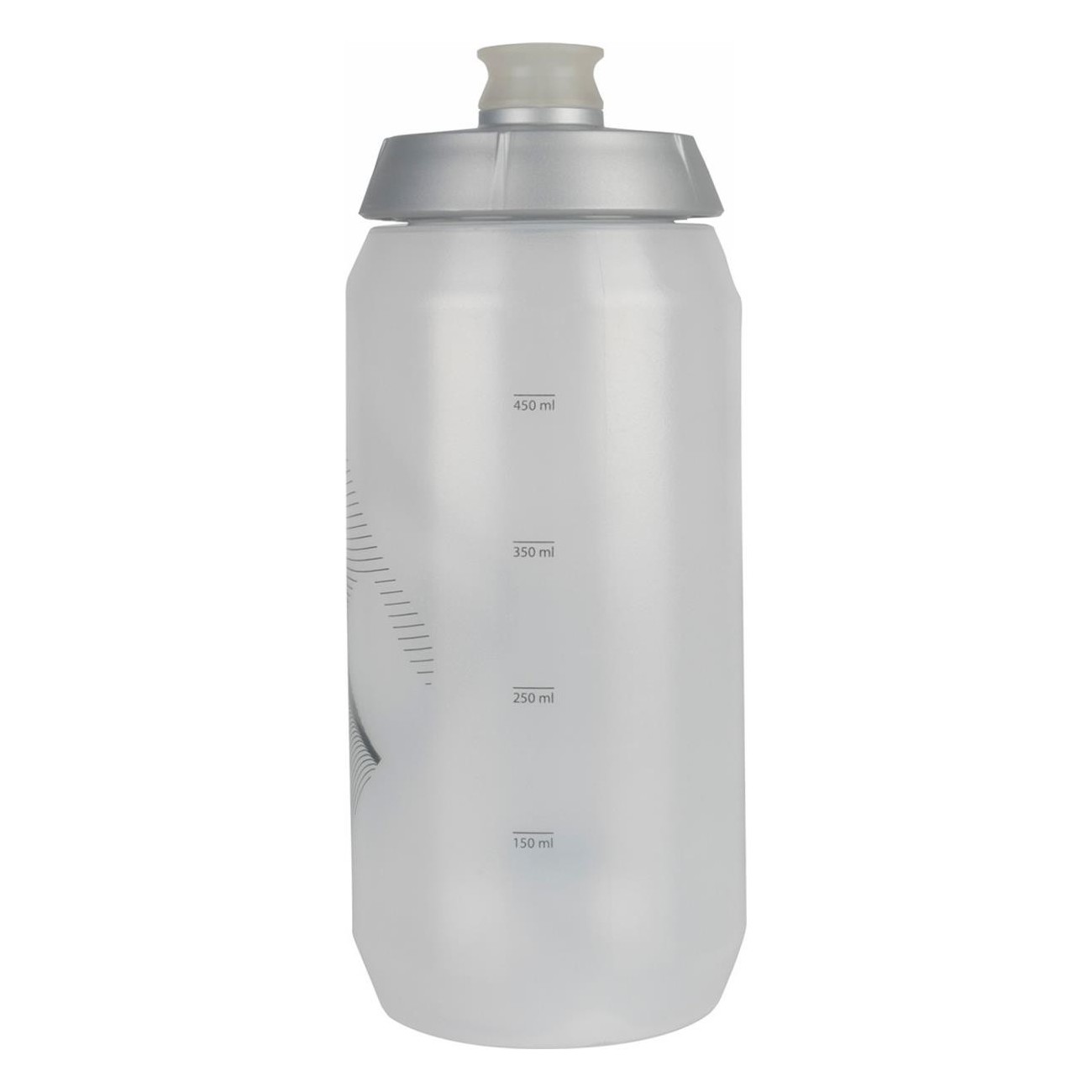 M-Wave PBO 550 ml Transparent and Silver Plastic Water Bottle - 2