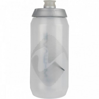 M-Wave PBO 550 ml Transparent and Silver Plastic Water Bottle - 3