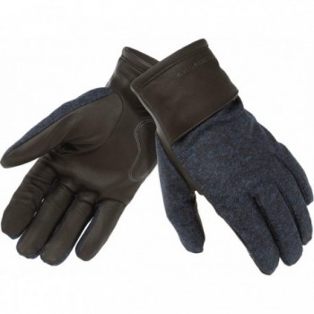 Urban Classic Bike Glove Blue Melange Size M with Waterproof Mitten - 1