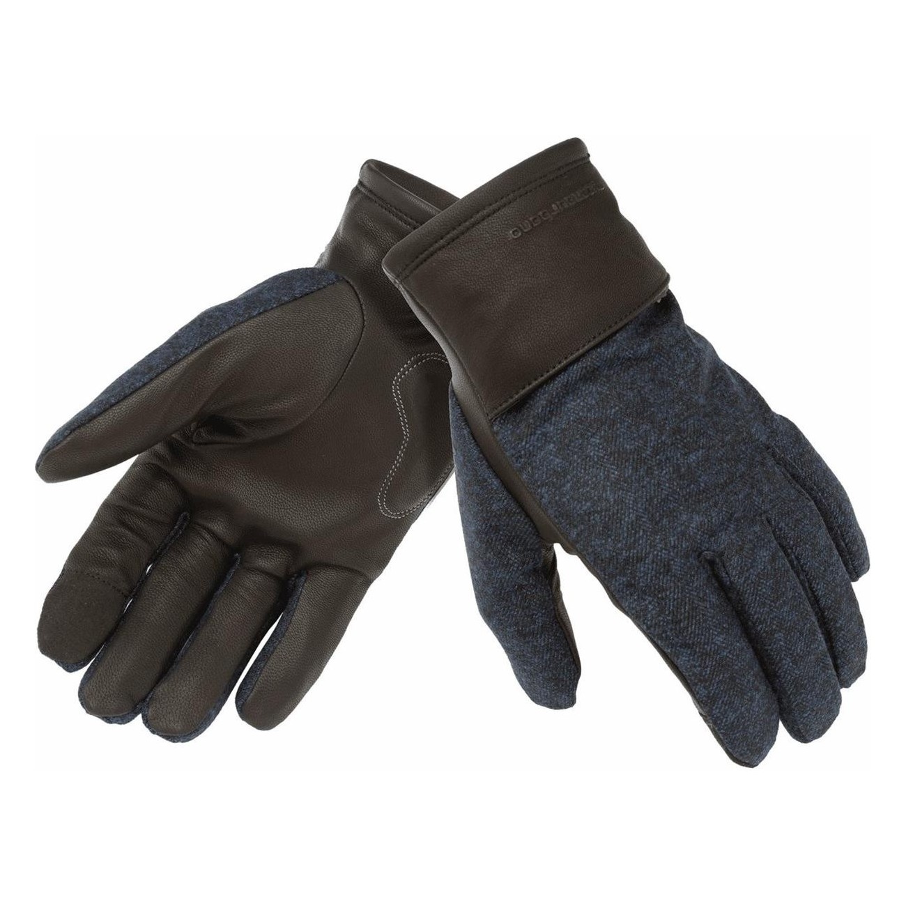 Urban Classic Bike Glove Blue Melange Size M with Waterproof Mitten - 1