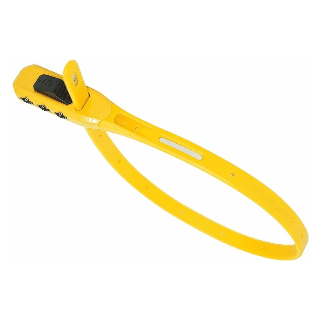 Yellow Cable Lock with 3-Digit Combination - 430mm, Security & Durability - 1