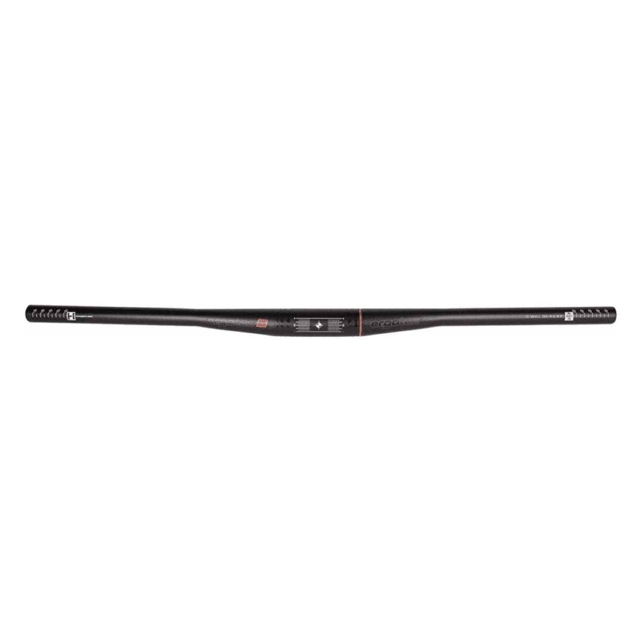 MTB Flat Handlebar in AL6061 T6 Aluminum, 35mm x 720mm, Black - 1