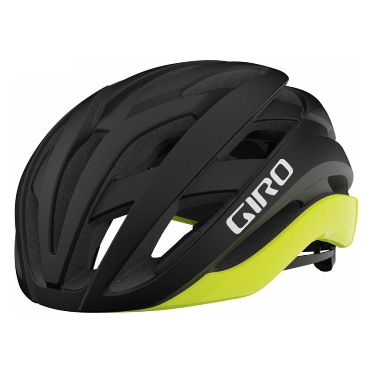 Casco Giro Cielo MIPS Nero/Giallo Taglia L (59-63 cm) per Road e Gravel con Ventilazione Avanzata e Comfort - 1 - Caschi - 01961