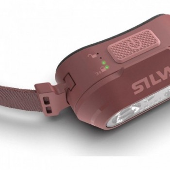 Lampe Frontale Silva Smini 250 Lumens Rose - Compacte, Rechargeable USB-C et Étanche - 8