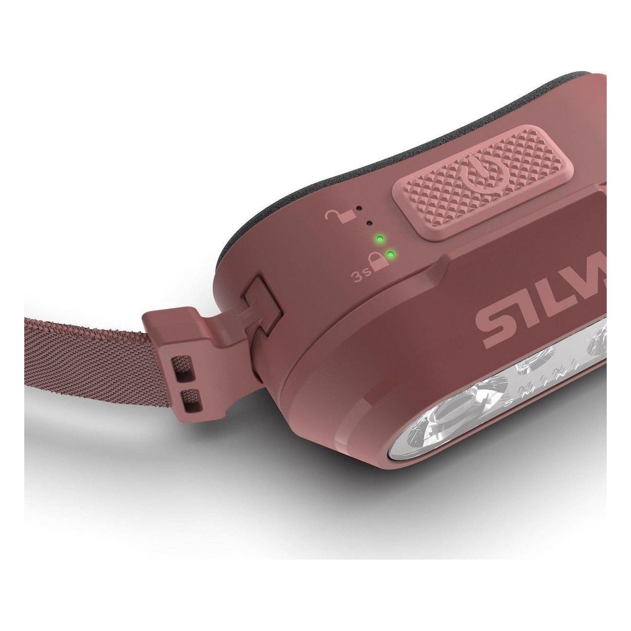 Lampe Frontale Silva Smini 250 Lumens Rose - Compacte, Rechargeable USB-C et Étanche - 8