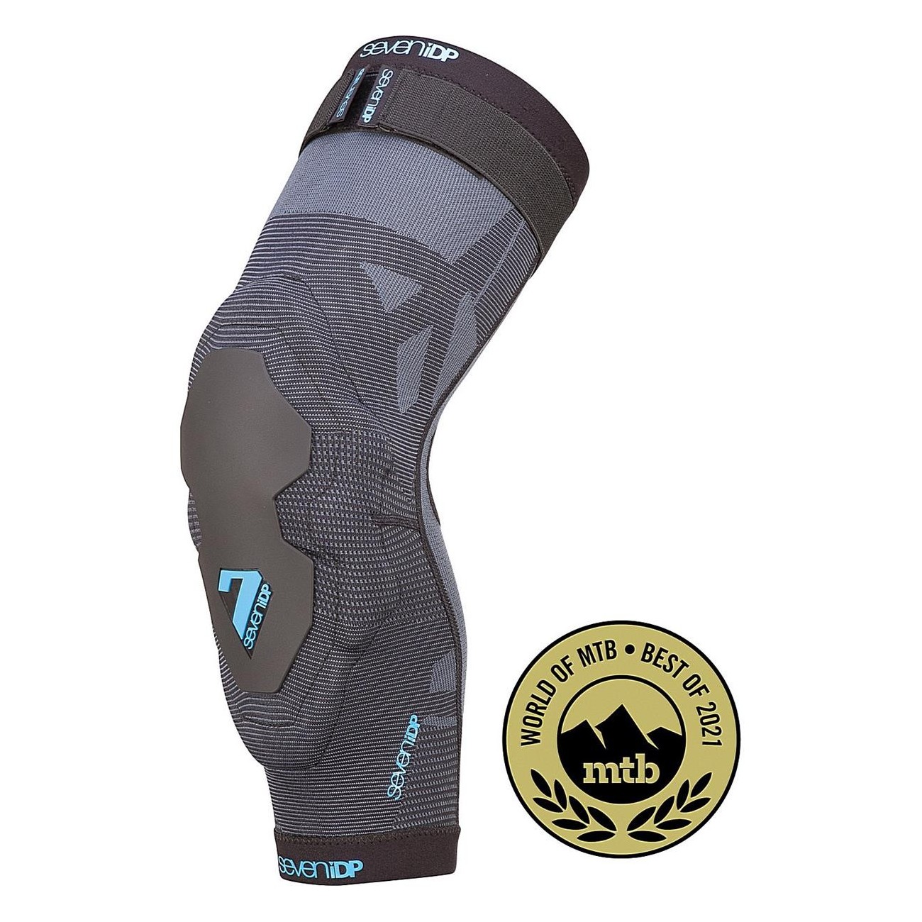 Project Knee Brace Black-Blue Size M with Advanced Protection and Central Straps - 1