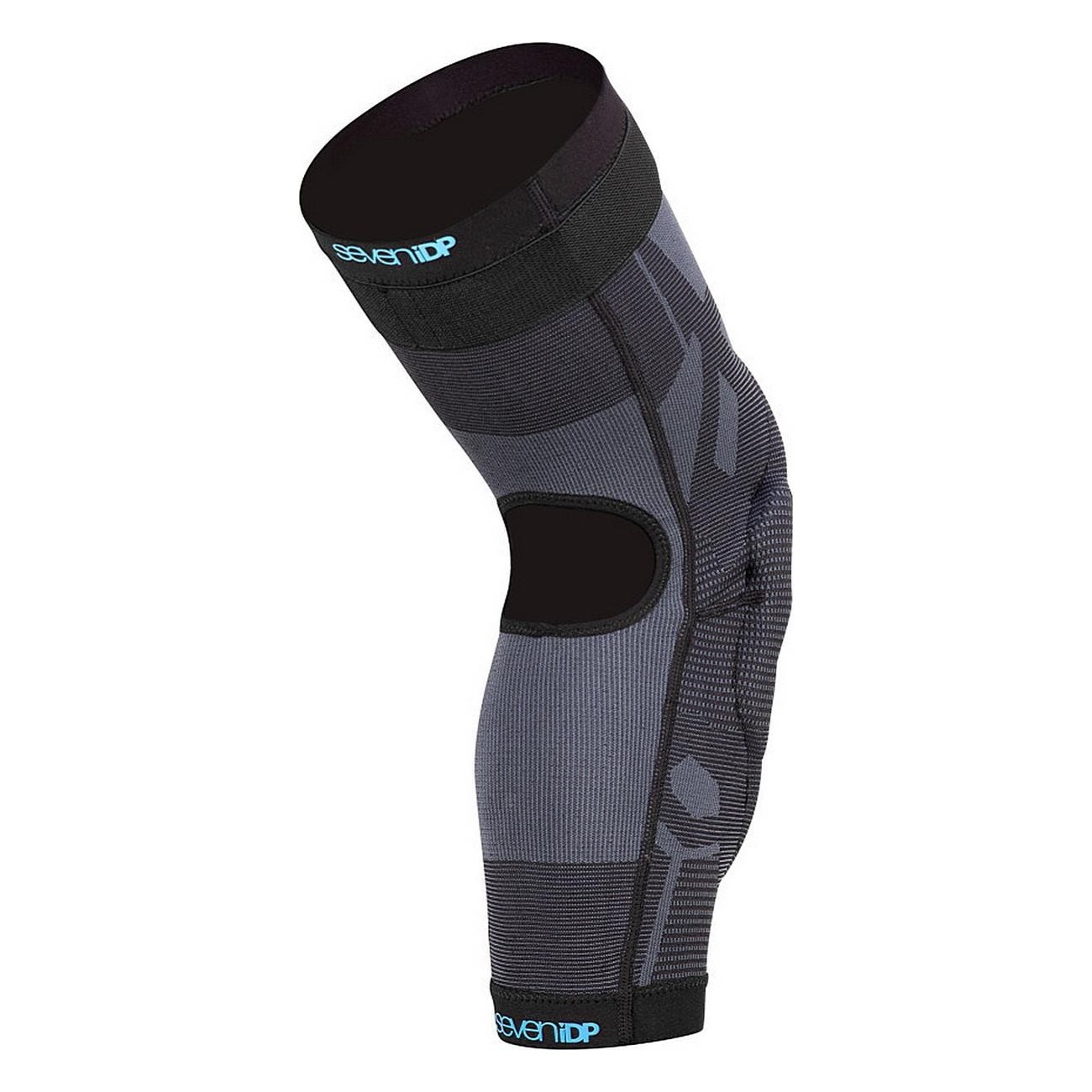 Project Knee Brace Black-Blue Size M with Advanced Protection and Central Straps - 3