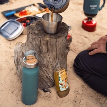 Klunken Thermosflasche 0,5L aus Edelstahl für Kånken Rucksack - Grün - 6