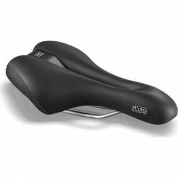 Sella Royal Ellipse Athletic Unisex Nero 265x163 mm con Comfort 3D Skingel e Protezione Laterale - 2 - Selle - 8021890575203