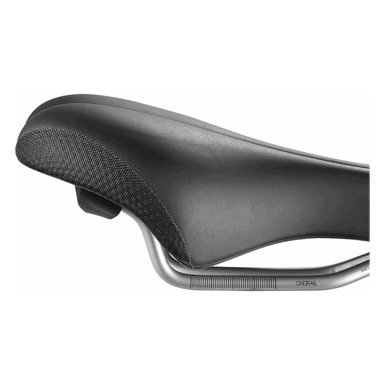 Sella Royal Ellipse Athletic Unisex Nero 265x163 mm con Comfort 3D Skingel e Protezione Laterale - 4 - Selle - 8021890575203