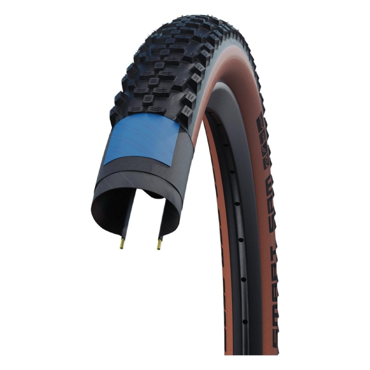 Neumático 27.5x2.60 Smart Sam DD Antipinchazos Duro Bronze para E-MTB - 1