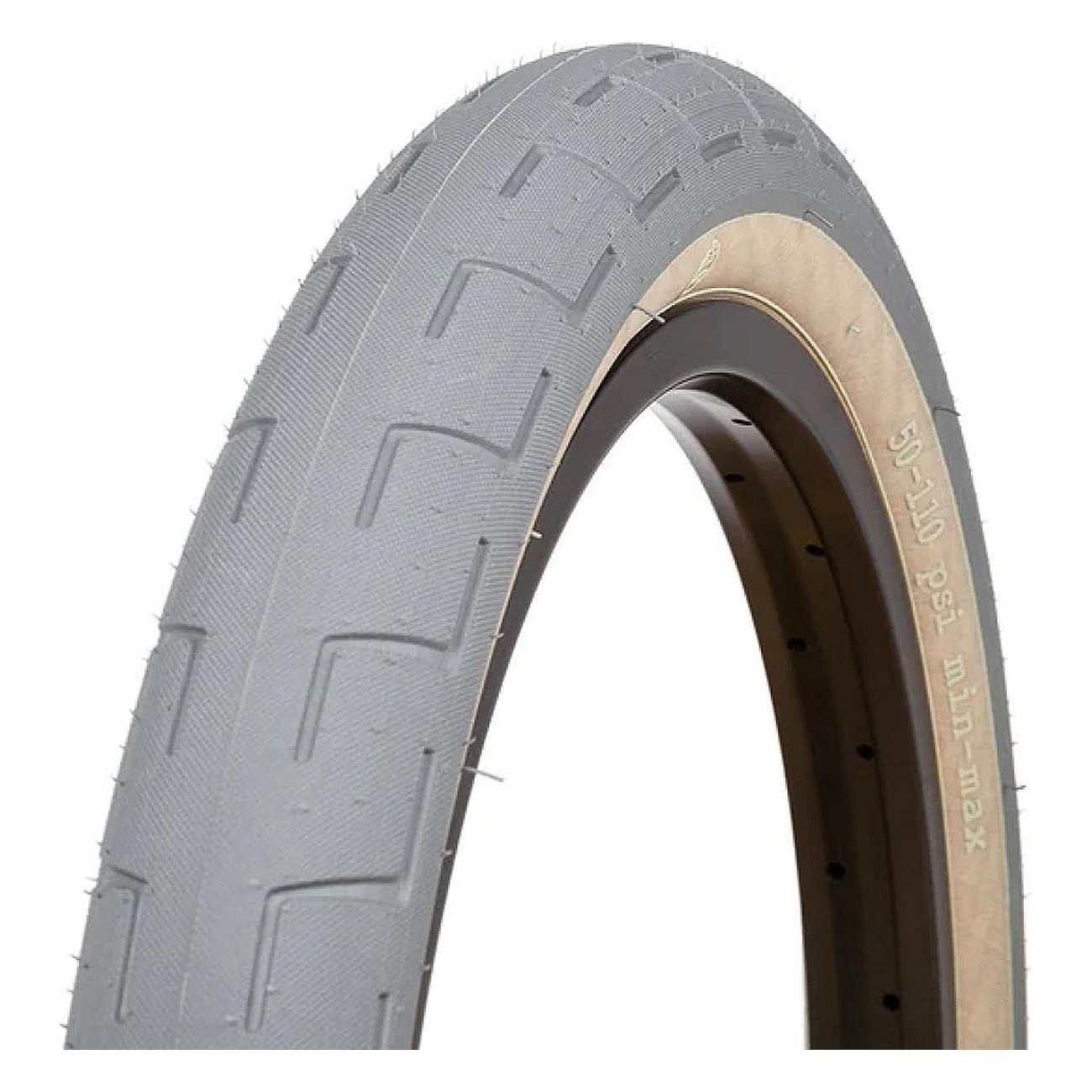 DonnaStreet 2.4' Gray Tire for Street and Park with Reinforced Sides - 1