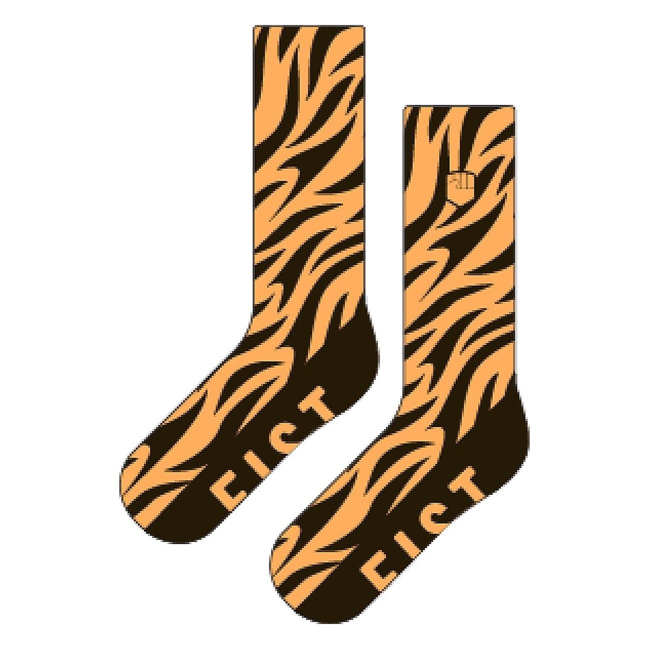 Fist Tiger Socks Orange and Black Size S-M (36-39) - Comfort and Style - 1