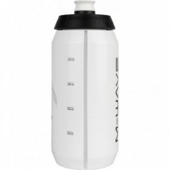 M-WAVE PBO 550 ml Plastic Water Bottle White/Black for Bicycle - 2