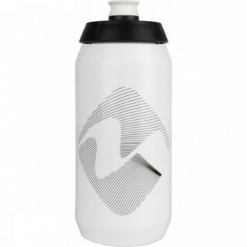 Borraccia M-WAVE PBO 550 ml in Plastica Bianco/Nero per Bicicletta - 3 - Borracce - 0887539036911