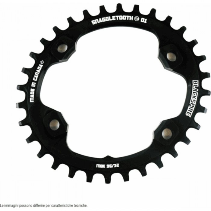 Snaggletooth Oval Chainring 30T for Shimano XTR9000/9020 MTB, 96mm BCD - 1