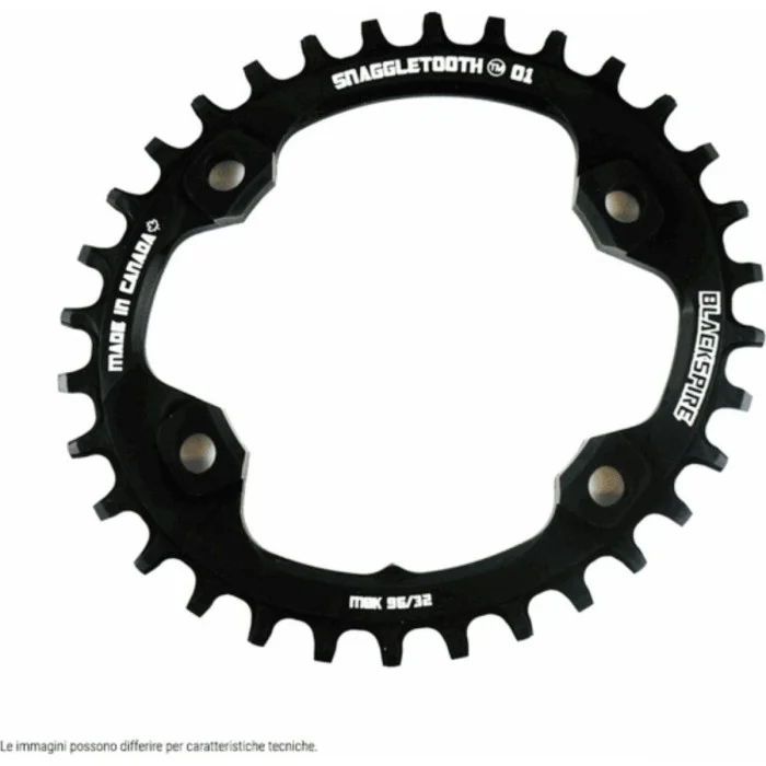 Ovale Snaggletooth 30T für Shimano XTR9000/9020 MTB, 96mm BCD, 11/12 Gänge - 1