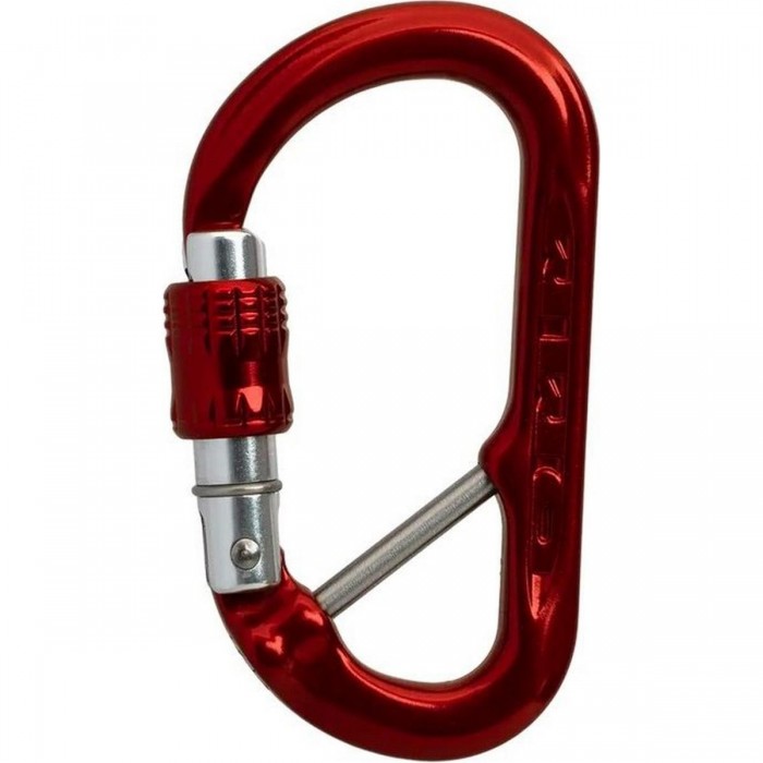 XSRE Lock Red Carabiner with Screw Lock and Safety Bar for Non-PPE Use - 1