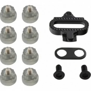 Pedali Combinati Wellgo Argento/Nero Rimovibili Compatibili Shimano SPD con Sistema a Clip - 7 - Pedali - 4015493310709