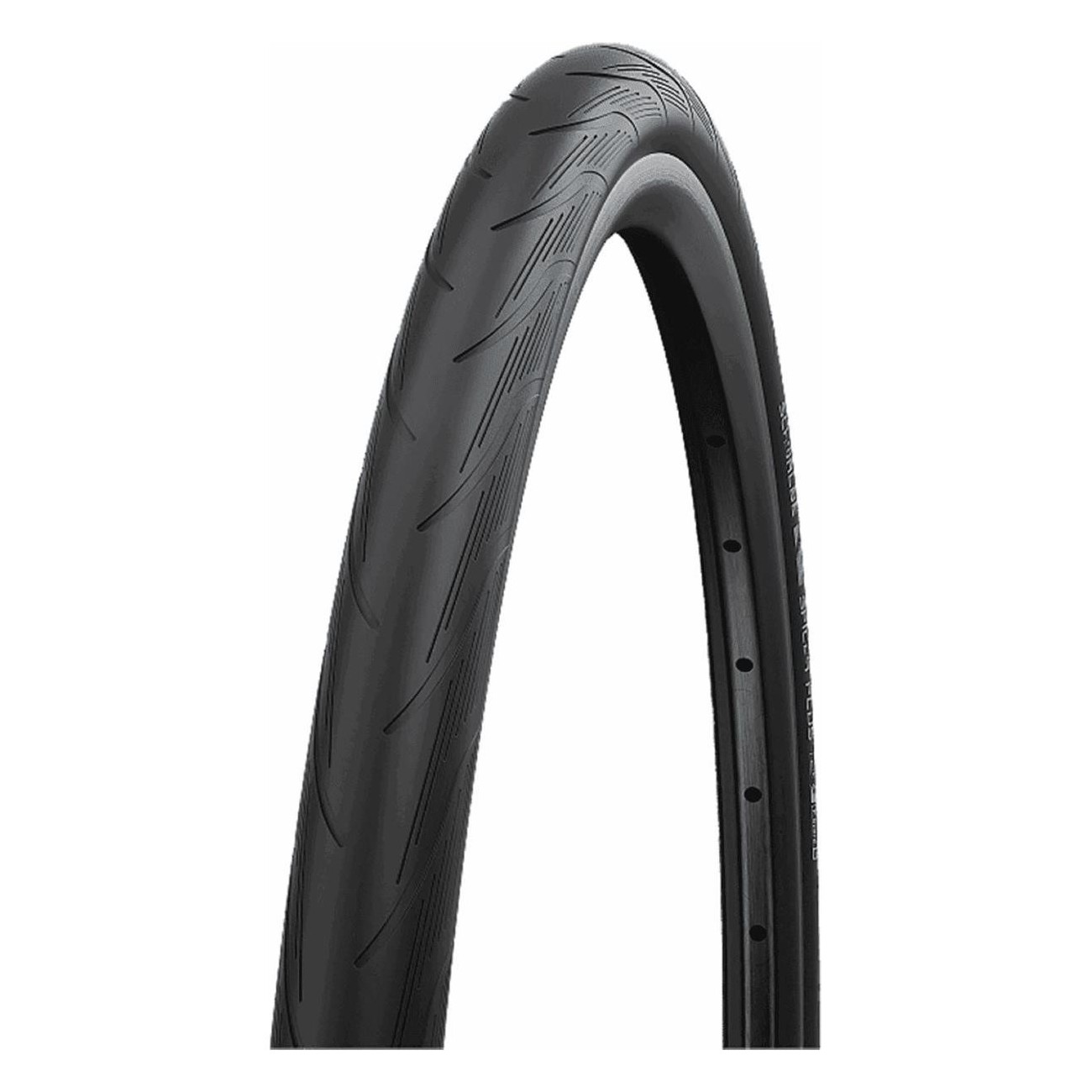 28' 700x35 Spicer Plus GC Rigid Black Reflex Tire for City Trekking - 1