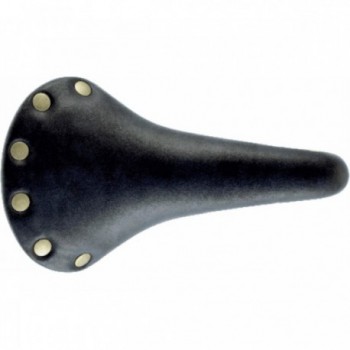 Selle Velo Vintage Unisexe Noire - Confort et Style, Acier 7 mm, 274x153 mm, 330 g - 1