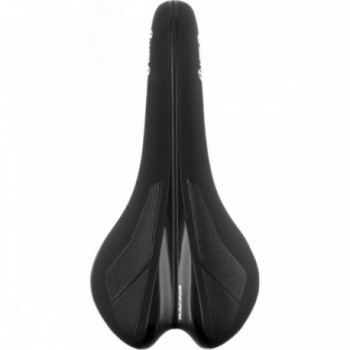 Velo Competition 1376 Black Matte Glossy Saddle - Comfort & Performance Unisex - 1