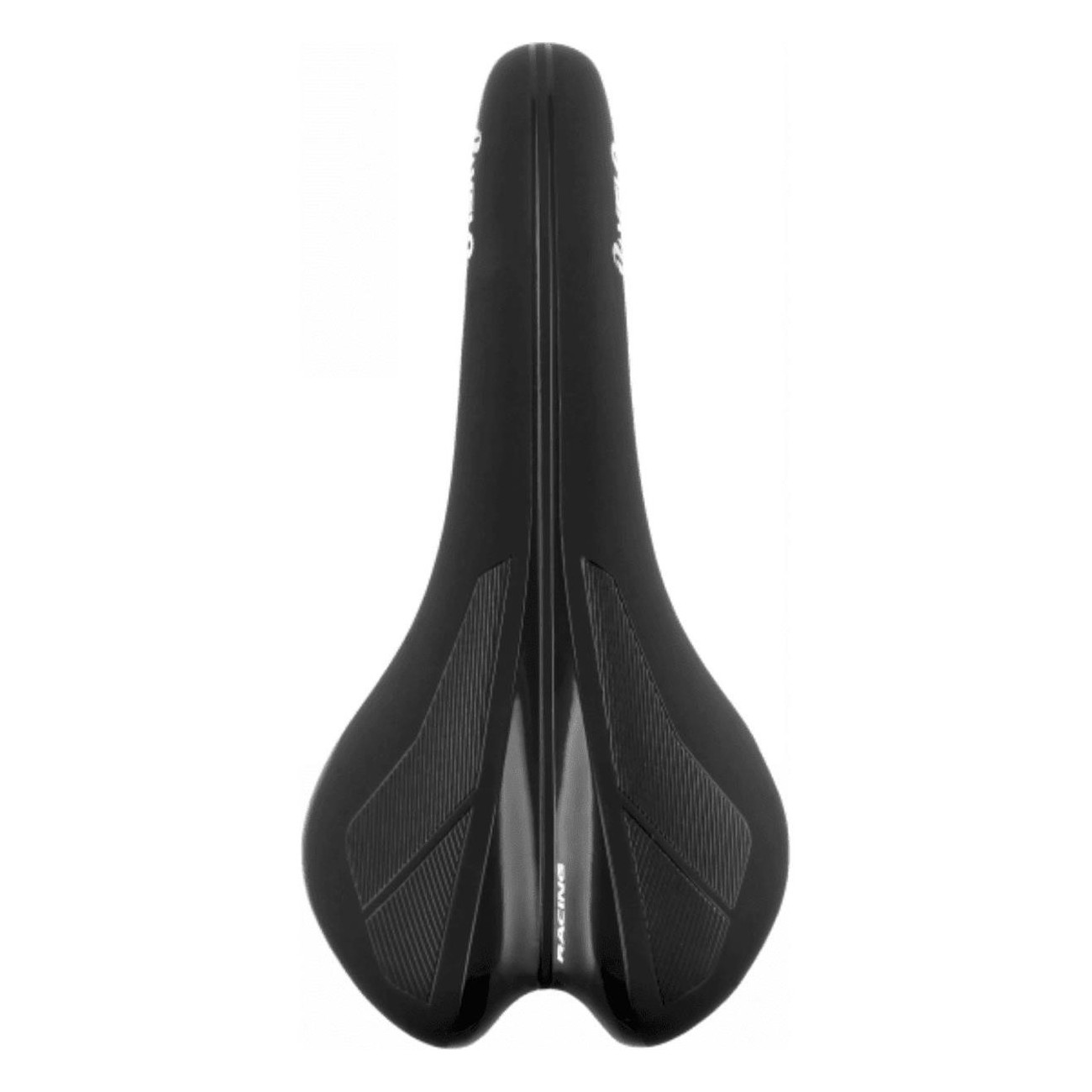 Velo Competition 1376 Black Matte Glossy Saddle - Comfort & Performance Unisex - 1