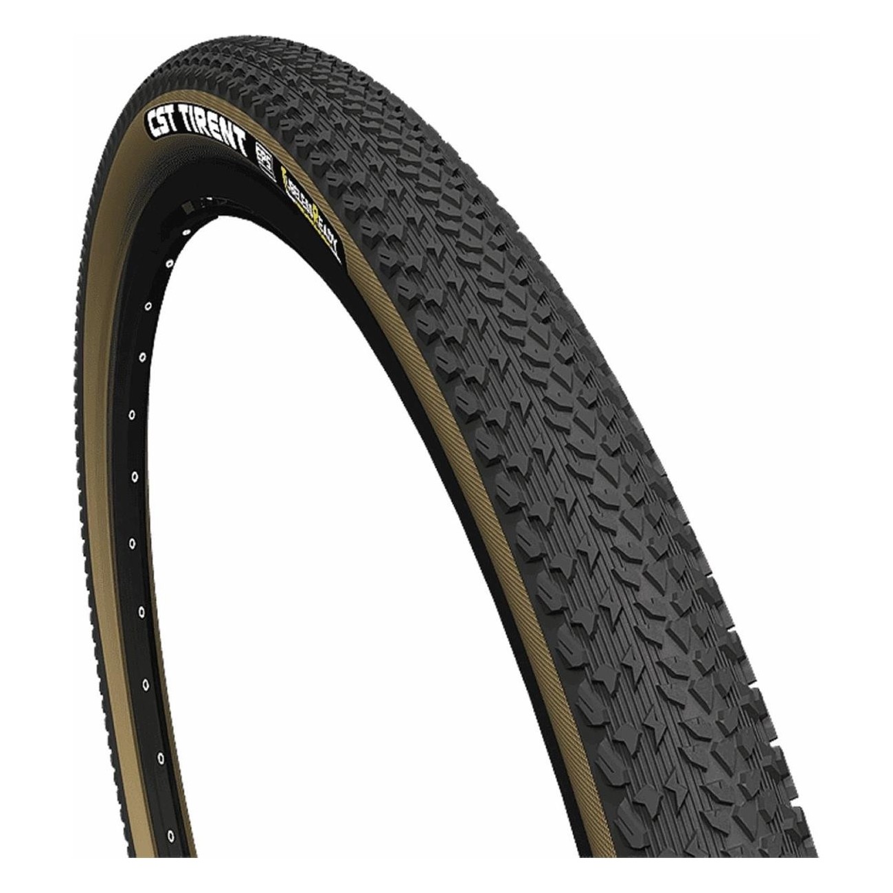 Gravel Tire 700x42 TL Ready Folding Skinwall - Excellent Performance & Low Rolling Resistance - 1