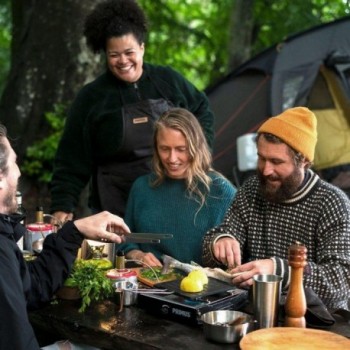 Estufa de Camping Moja: Hornillo Portátil para Aventuras al Aire Libre - 3000 W - 8