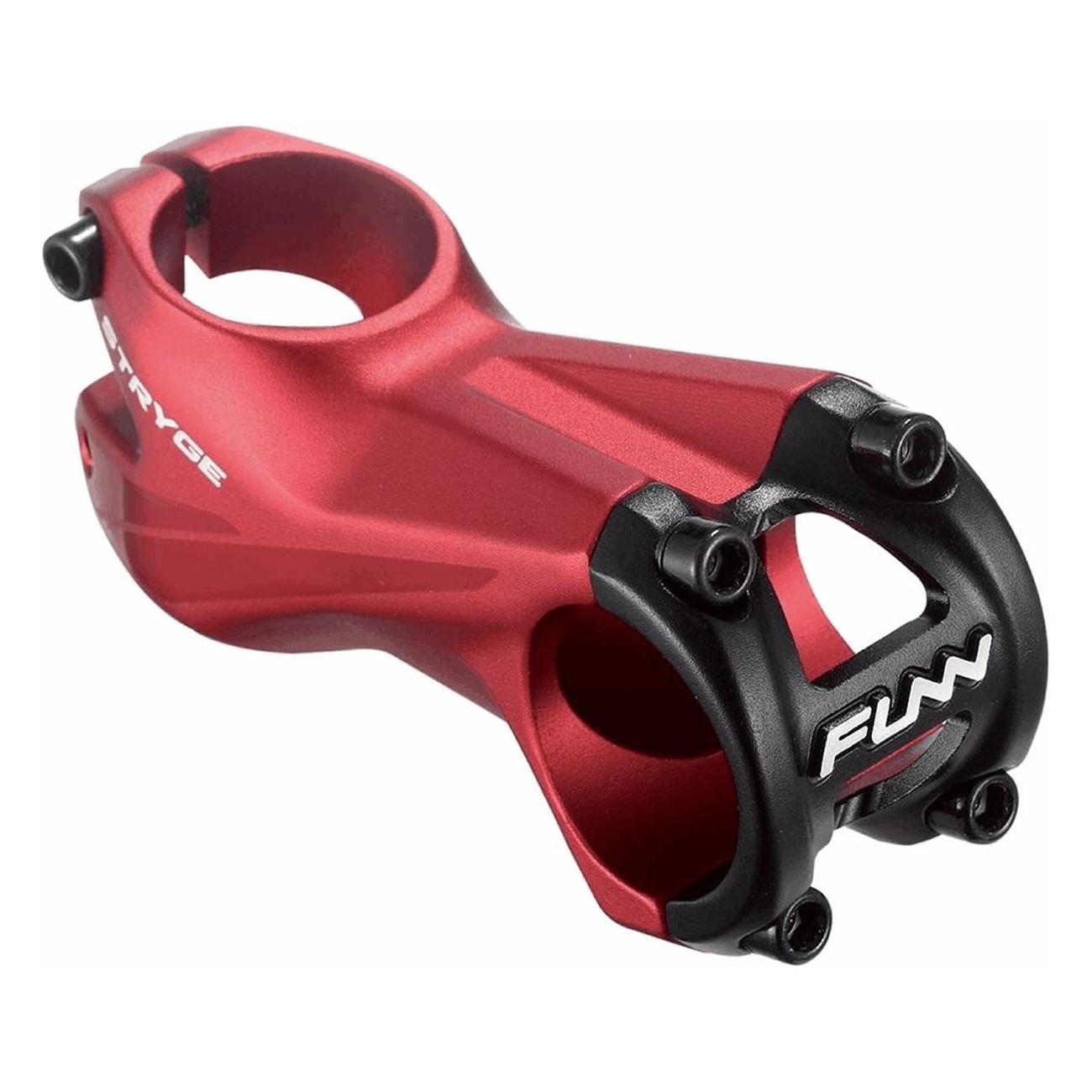 STRYGE Handlebar Stem in Red 6061 Aluminum 31.8x70mm 7° 150g - 1