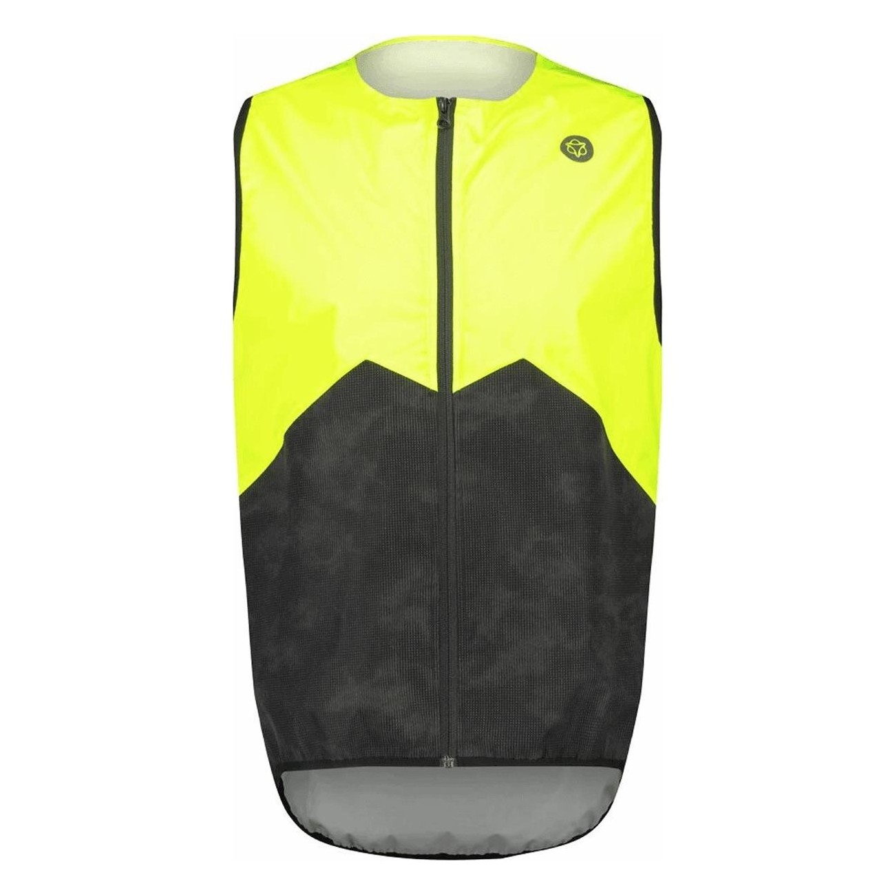 Unisex Hi-Vis Weste Gelb/Schwarz Größe M - Winddicht, Wasserabweisend, Atmungsaktiv - 1