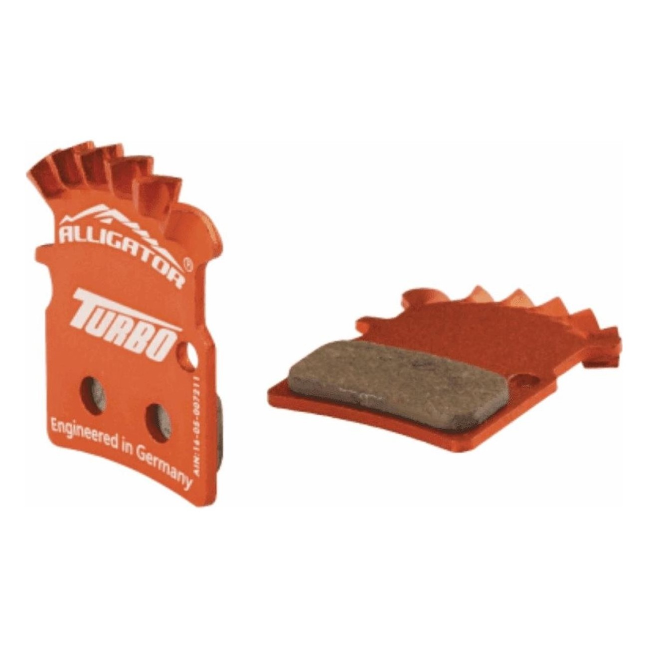 Alligator Turbo Brake Pads Compatible with Shimano XTR, Saint, Deore XT, Alfine - 1