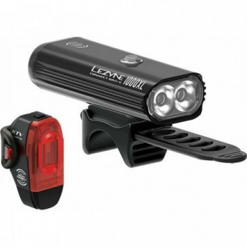 Connect Smart 1000XL Frontlicht + KTV Smart PA Rücklicht, 1000 Lumen, IPX7 - 1