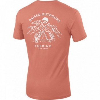 T-shirt unisex pesca M cotone bio GOTS trekking viaggio 180g/m² - 2 - T-shirt e Camicie - 8014044013553