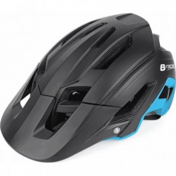 B-Race Stone II In-Mold Helmet Black/Blue Size S/M (54-58 cm) - Sporty Design - 2