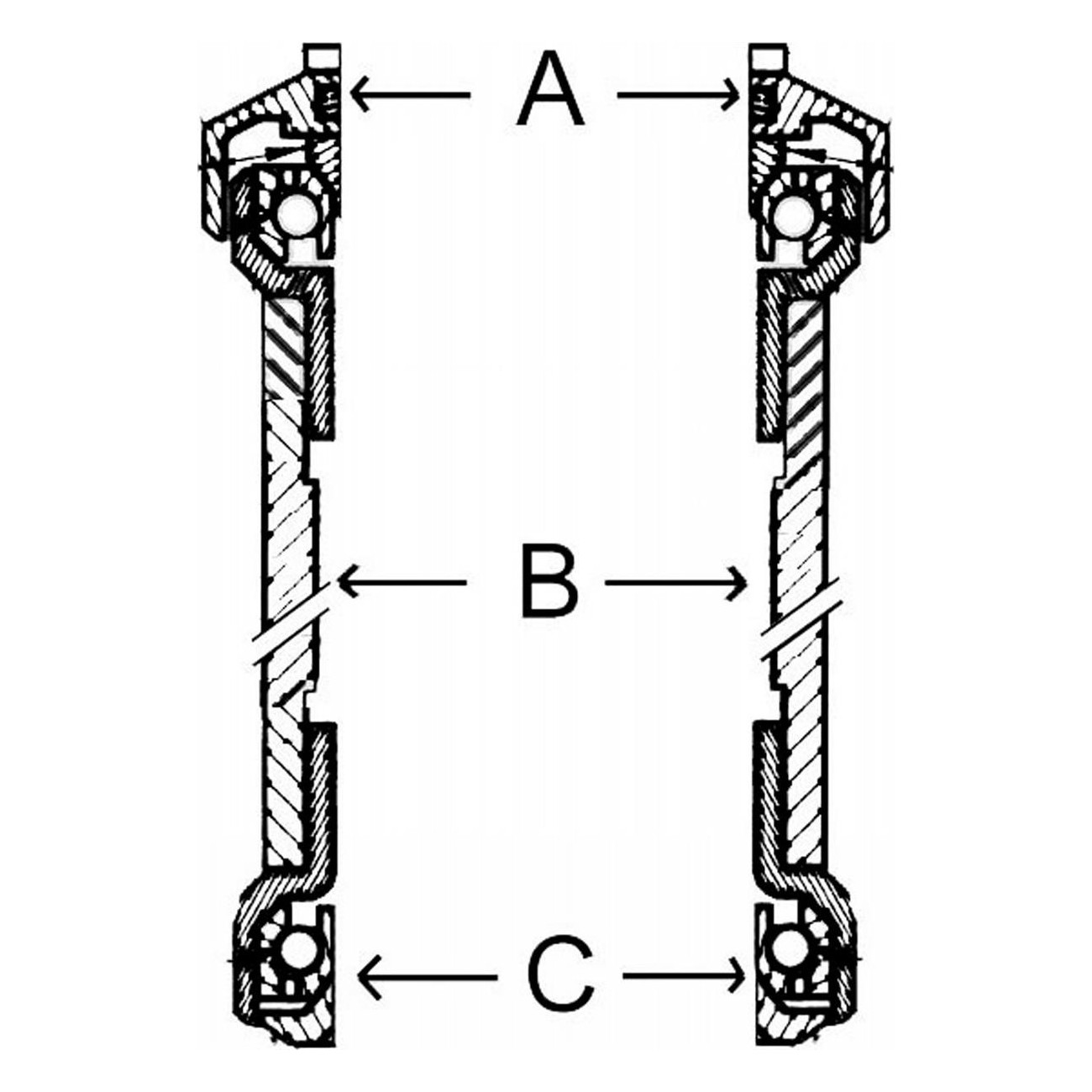 Culasses Ahead Tange Seiki 1 en Aluminium Argent - Haute Qualité - 3