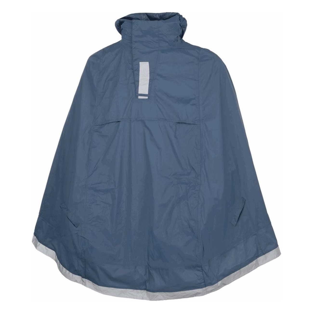 Dark Blue Rain Poncho for Bicycle - Size L-XL, Ergonomic and Compact - 1