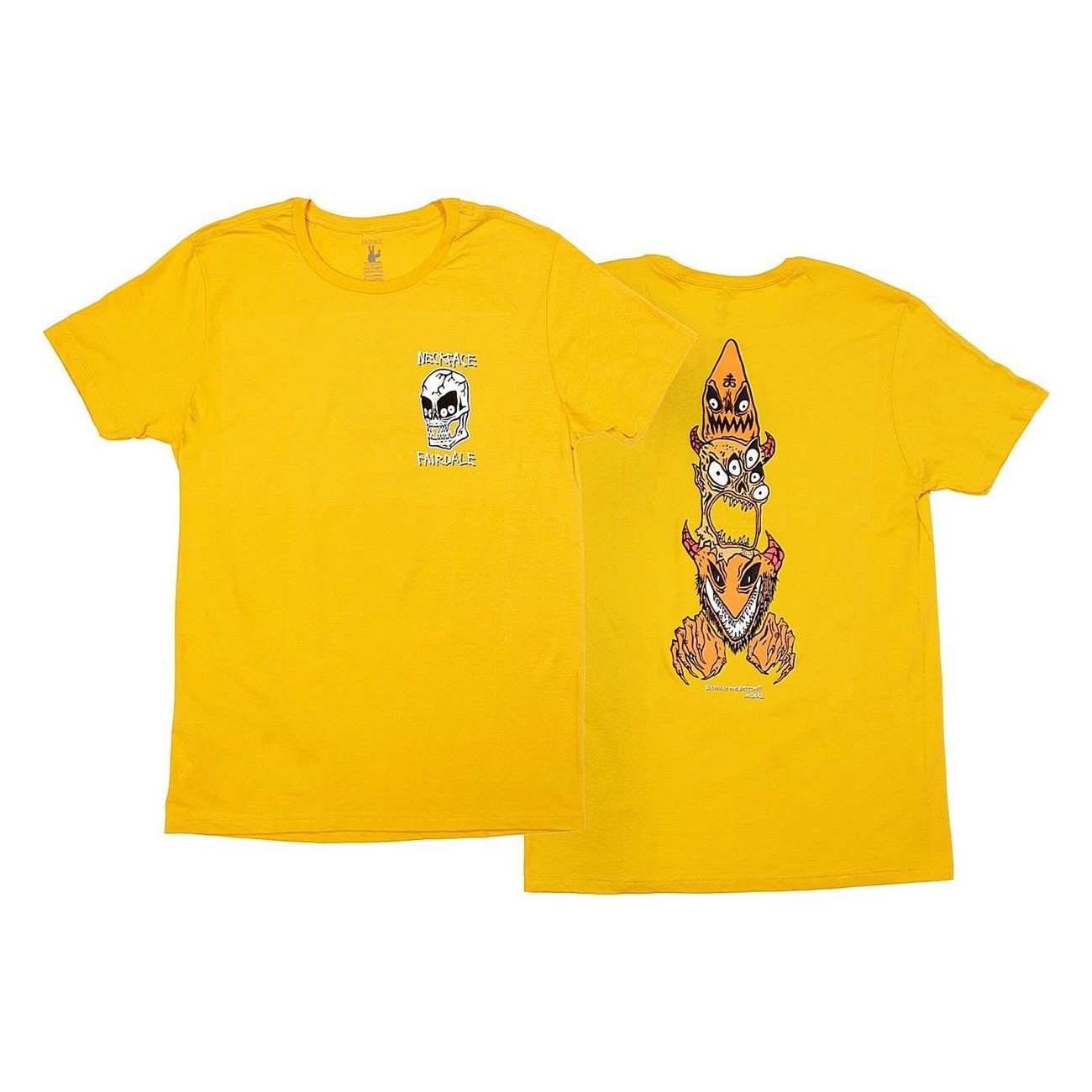 T-shirt Fairdale/Neckface Jaune XXL en 100% Coton - 1