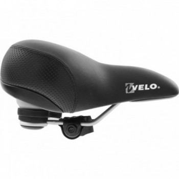 Sella Comfort Velo Safety Nero 265x240 mm con Morsetto - Alta Qualità e Comfort per Lunghe Passeggiate in Bicicletta - 2 - Selle