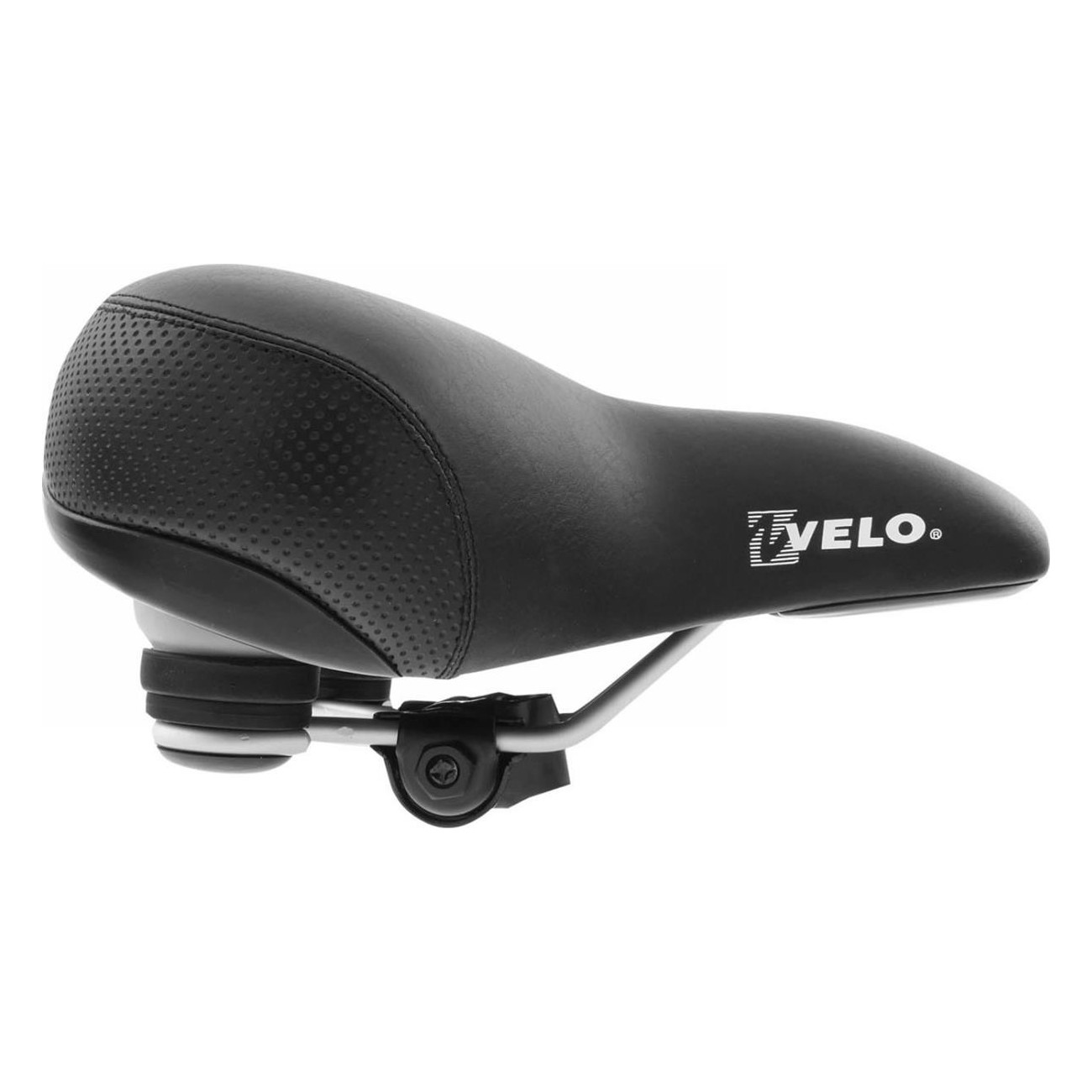 Sella Comfort Velo Safety Nero 265x240 mm con Morsetto - Alta Qualità e Comfort per Lunghe Passeggiate in Bicicletta - 2 - Selle