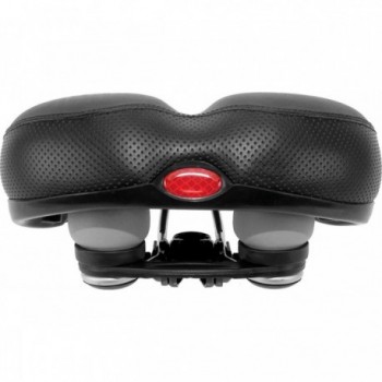 Selle Comfort Velo Safety Noire 265x240 mm avec Collier - Confort Optimal - 3