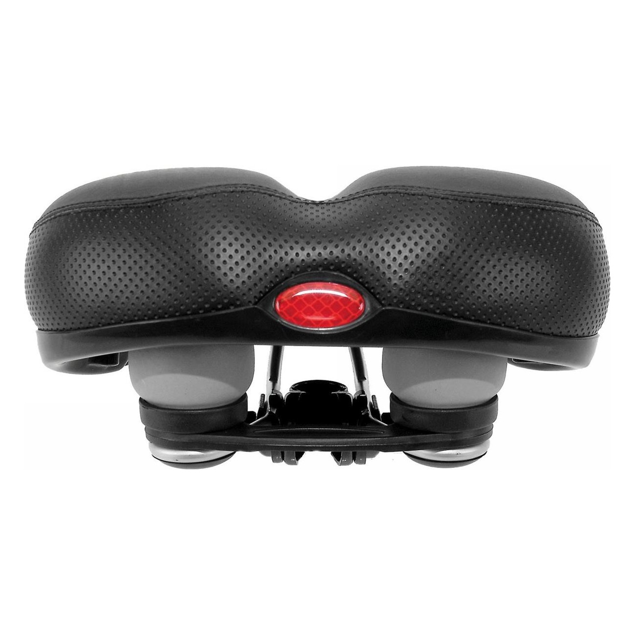 Selle Comfort Velo Safety Noire 265x240 mm avec Collier - Confort Optimal - 3