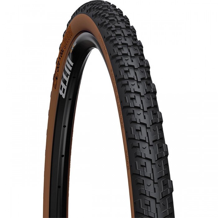 Nano Tire 700 x 40c TCS Lightweight and Fast for Gravel, Light Brown Sidewall - 1