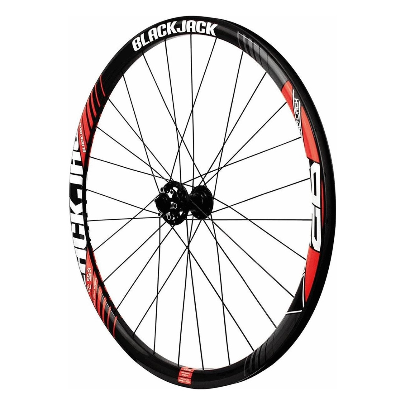 26' Carbon MTB Wheels Black/White 1585g with Shimano Hub 10/11V - 1