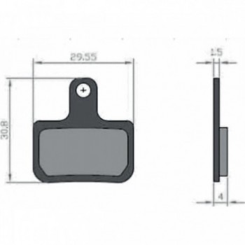 Pastillas de Freno E-bike SRAM BRENTA para LEVEL T/TL/TML/Ultimate 2019 - 1